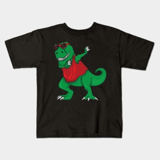 Cute Dabbing dinosaur t rex Shirt Funny dinosaur Kids T-Shirt